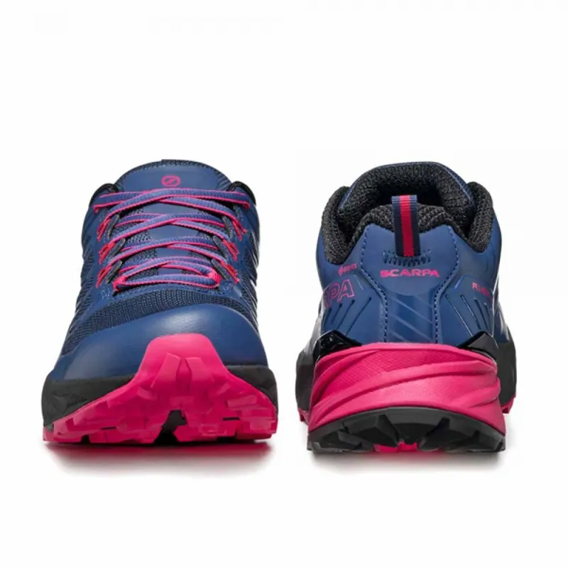 Scarpa Womens Rush GTX Shoes - Blue-Fuxia-3